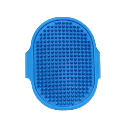 Professional Rubber Grooming Brush for Dogs and Cats - Bathing and Massage Glove for Effective Fur Removal