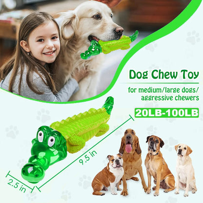 Durable Dog Chew Toys for Aggressive Chewers - Heavy Duty Indestructible Toys for All Dog Breeds and Sizes