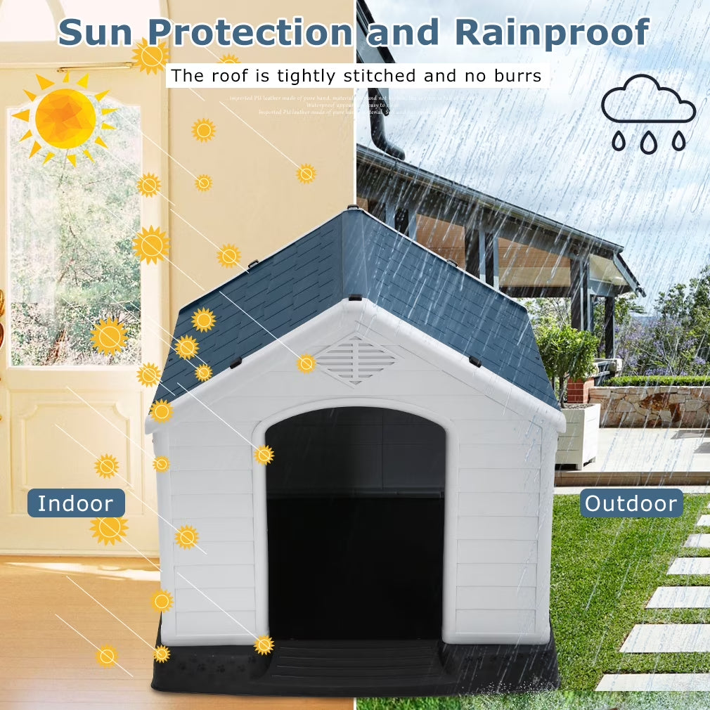 Premium Dog House Kennel with Ventilation for Indoor and Outdoor Use