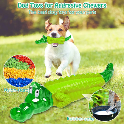 Durable Dog Chew Toys for Aggressive Chewers - Heavy Duty Indestructible Toys for All Dog Breeds and Sizes