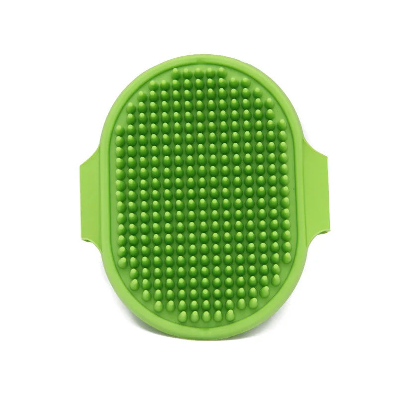 Professional Rubber Grooming Brush for Dogs and Cats - Bathing and Massage Glove for Effective Fur Removal