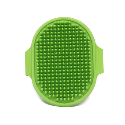 Professional Rubber Grooming Brush for Dogs and Cats - Bathing and Massage Glove for Effective Fur Removal