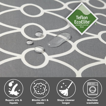 Midwest Homes for Pets 36" Dog Crate Cover in Gray Geometric Pattern
