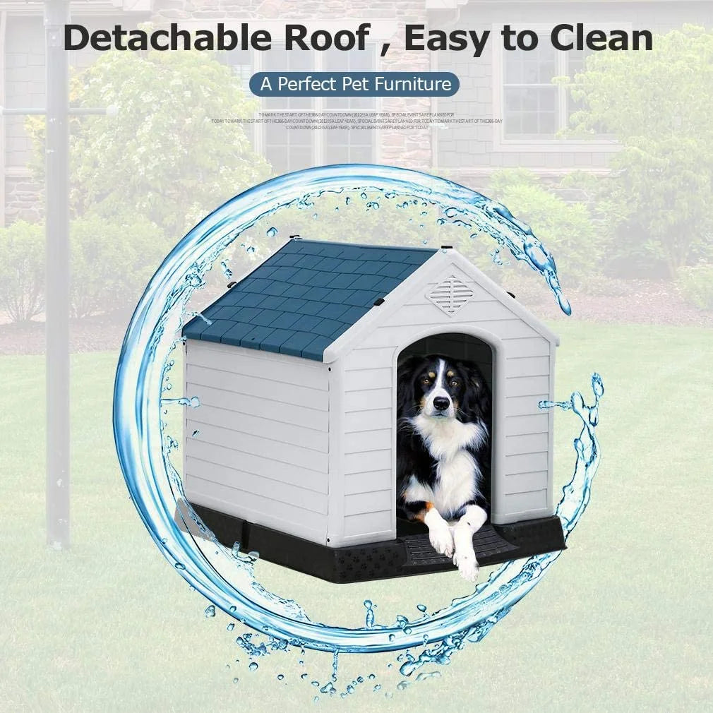 Premium Dog House Kennel with Ventilation for Indoor and Outdoor Use