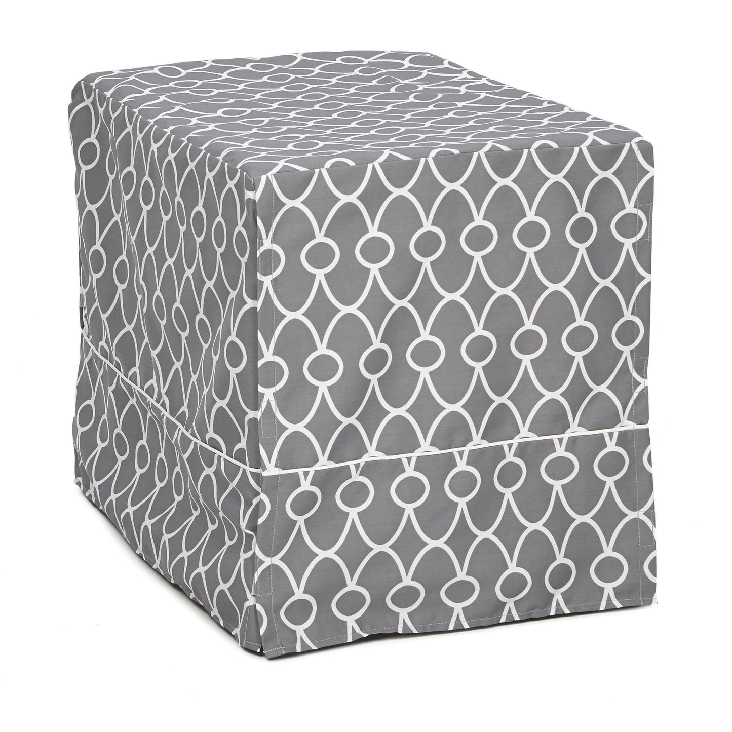 Midwest Homes for Pets 36" Dog Crate Cover in Gray Geometric Pattern