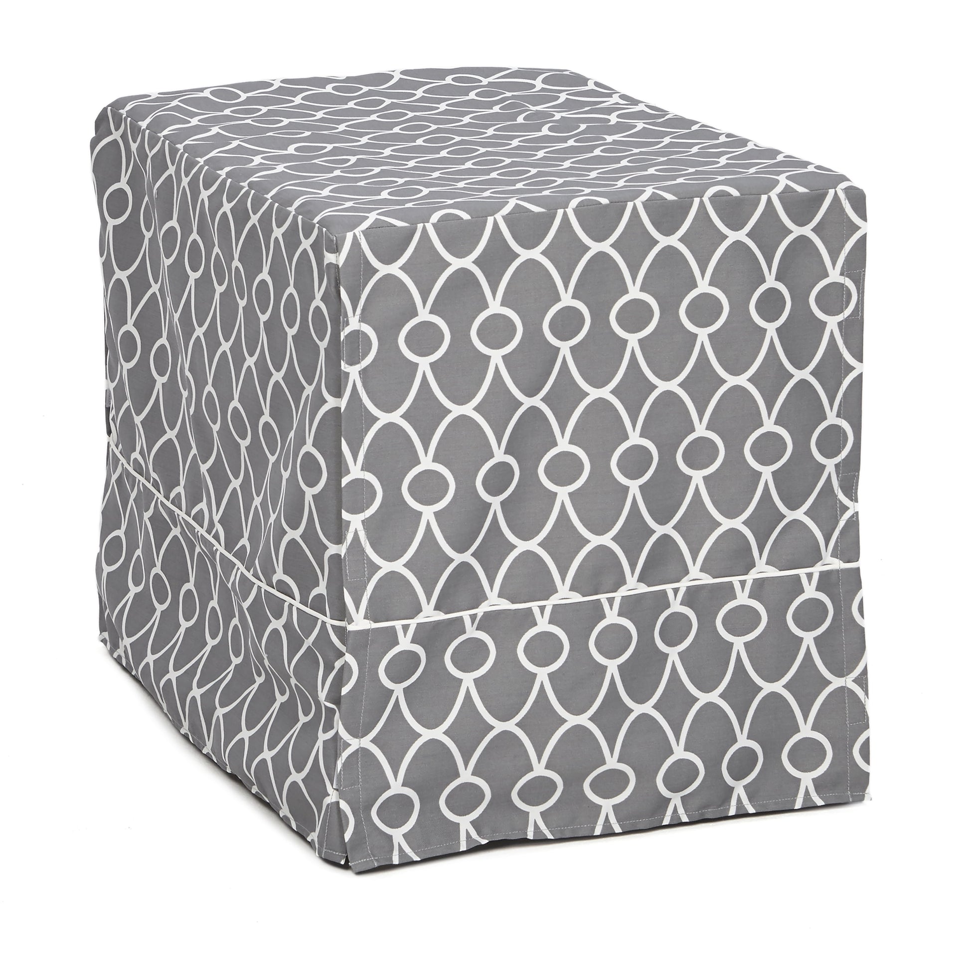 Midwest Homes for Pets 36" Dog Crate Cover in Gray Geometric Pattern