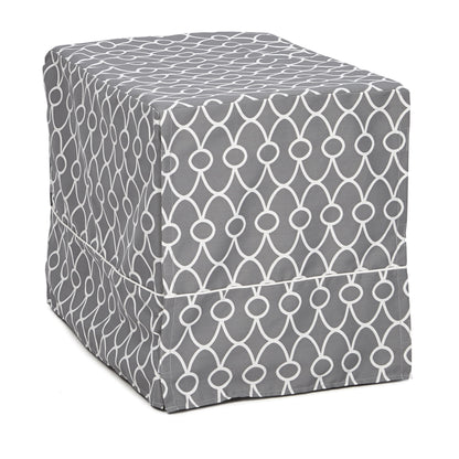 Midwest Homes for Pets 36" Dog Crate Cover in Gray Geometric Pattern