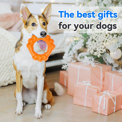 Durable Chew Ring Toys for Aggressive Dogs, Ideal for Super Chewers