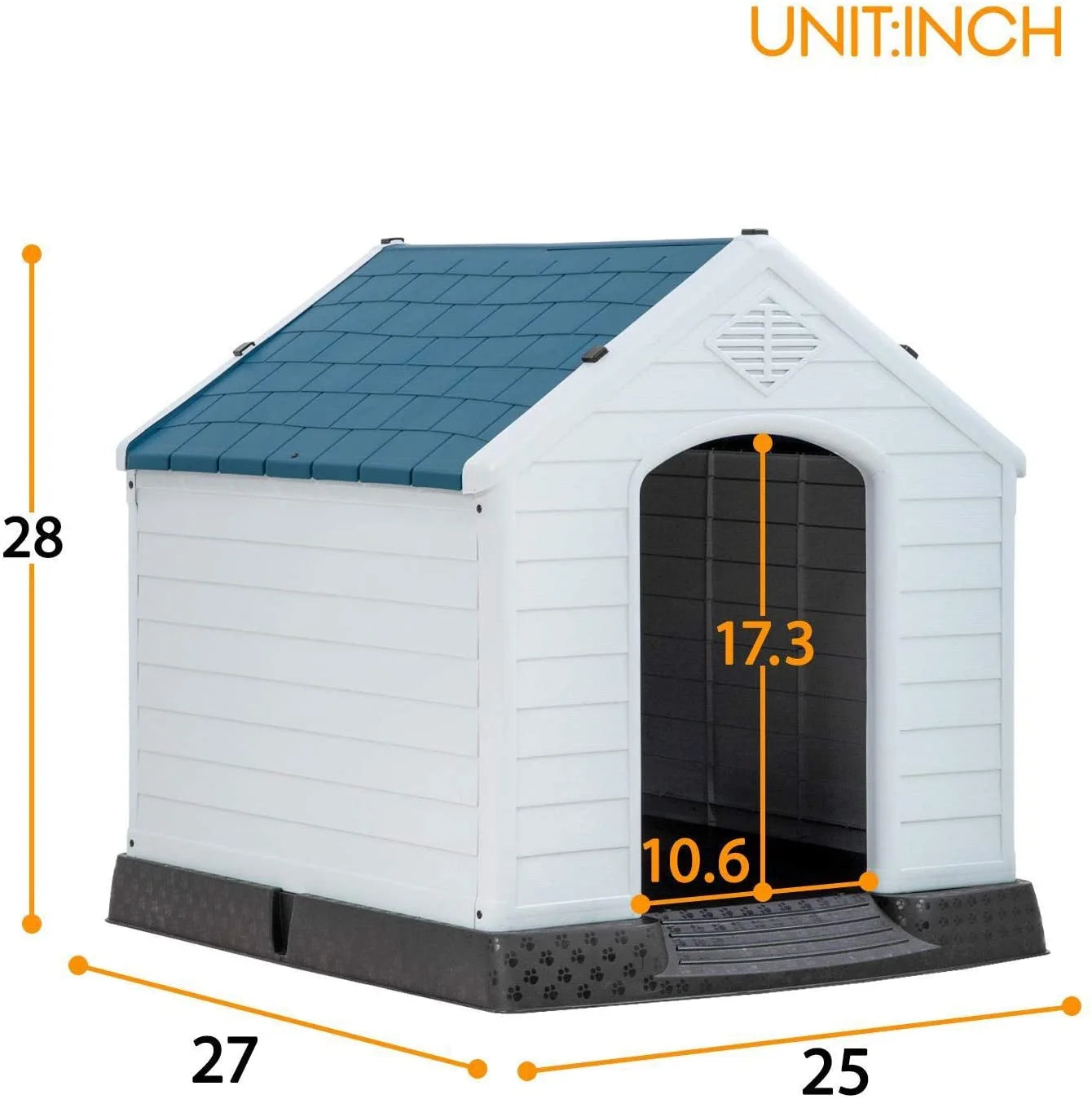 Premium Dog House Kennel with Ventilation for Indoor and Outdoor Use