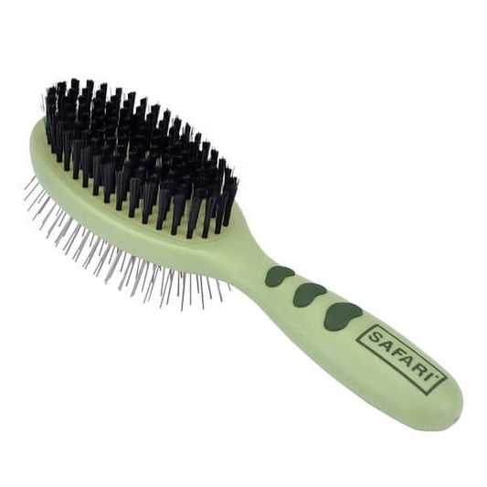 Safari Large Dog Pin and Bristle Brush Combo