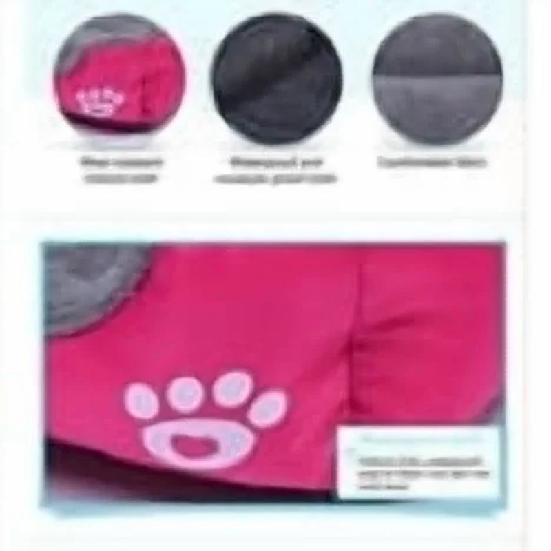 Rectangular Washable Pet Bed with Soft Plush Fleece for Dogs and Cats, Anti-Slip Waterproof Base, Ideal for Small Pets