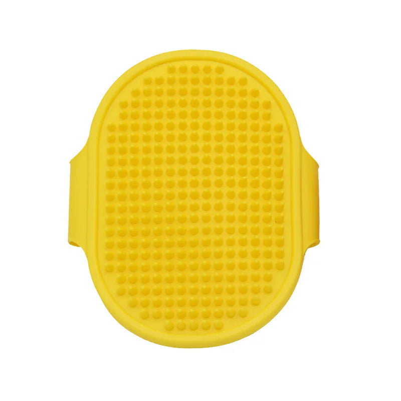 Professional Rubber Grooming Brush for Dogs and Cats - Bathing and Massage Glove for Effective Fur Removal
