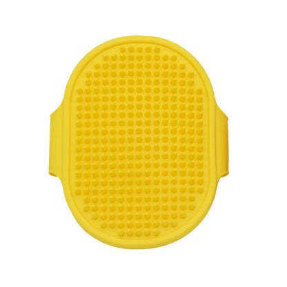 Professional Rubber Grooming Brush for Dogs and Cats - Bathing and Massage Glove for Effective Fur Removal