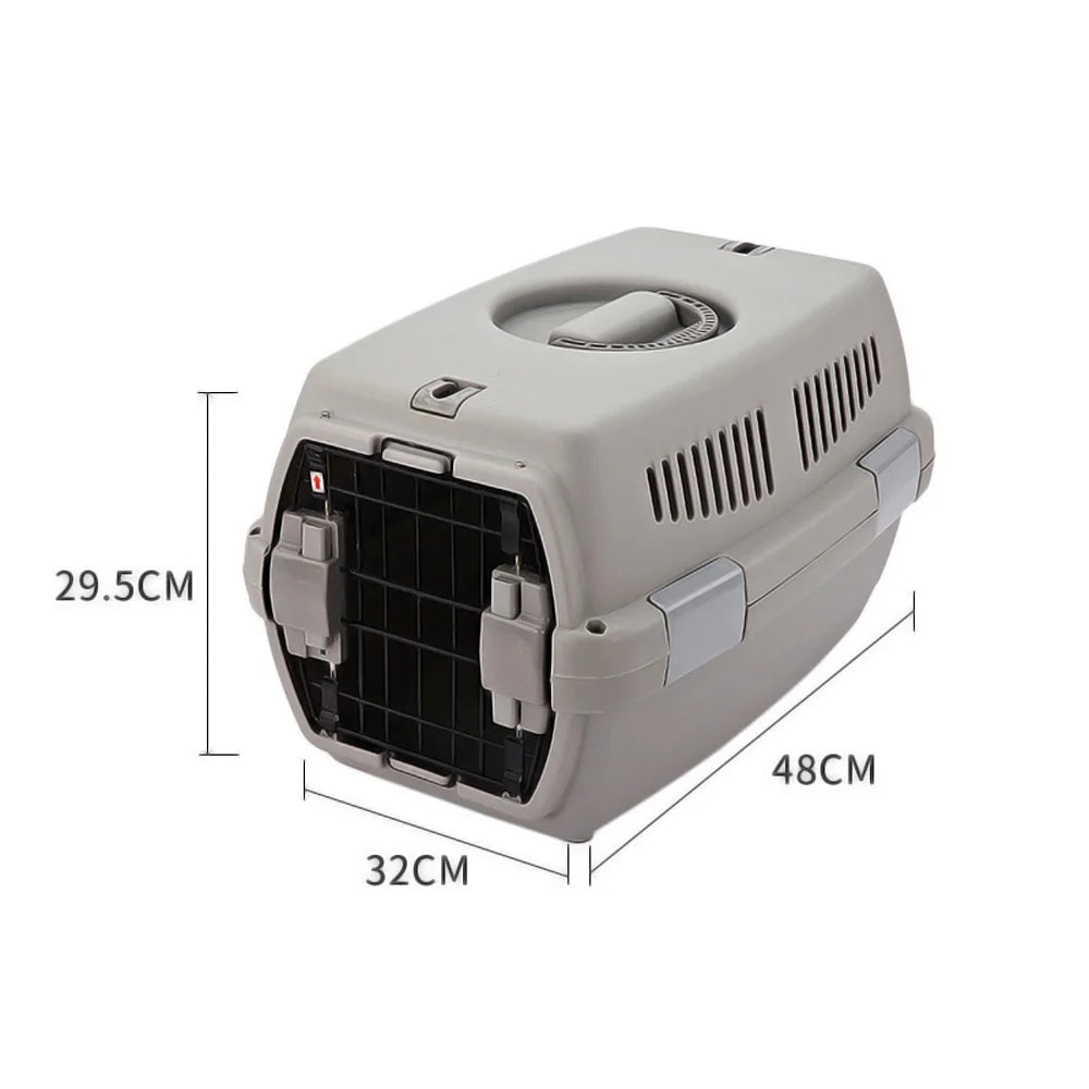 Axgear Pet Crate Airline Approved Travel Carrier for Dogs and Cats - Ideal for Camping and Travel